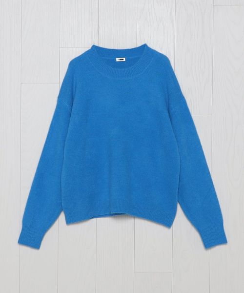 H チャイニーズラクーンカシミヤビッグニットプルオーバー H＞チャイニーズラクーンカシミヤ ニットプルオーバー