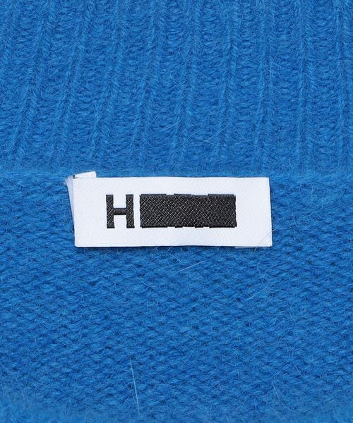 H チャイニーズラクーンカシミヤビッグニットプルオーバー H＞チャイニーズラクーンカシミヤ ニットプルオーバー