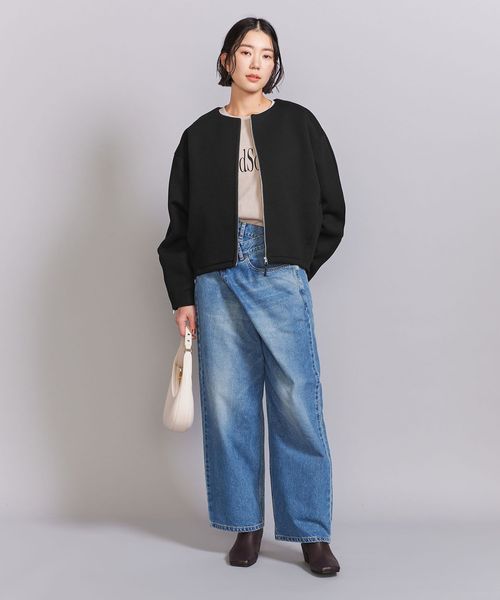 新品！BEAUTY&YOUTH ユナイテッドアローズダンボールジップカーディガン ダンボールジップカーディガン ―ウォッシャブル―