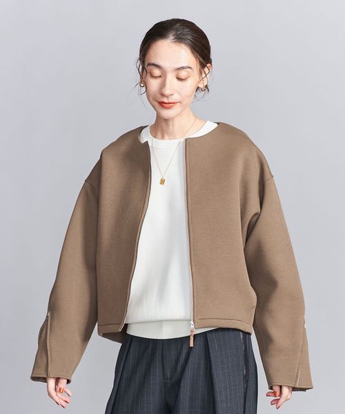 新品！BEAUTY&YOUTH ユナイテッドアローズダンボールジップカーディガン ダンボールジップカーディガン ―ウォッシャブル―