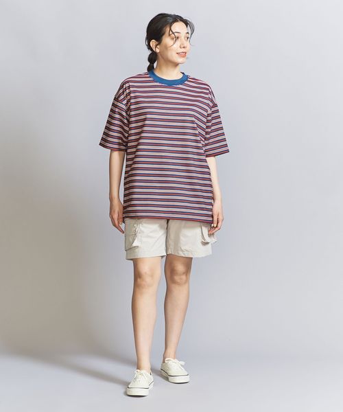 ＜DAIWA PIER39＞ドローストリング マルチボーダー Tシャツ DAIWA PIER39＞ドローストリング ボーダー Tシャツ