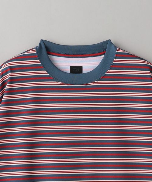 DAIWA PIER39＞ドローストリング マルチボーダー Tシャツ