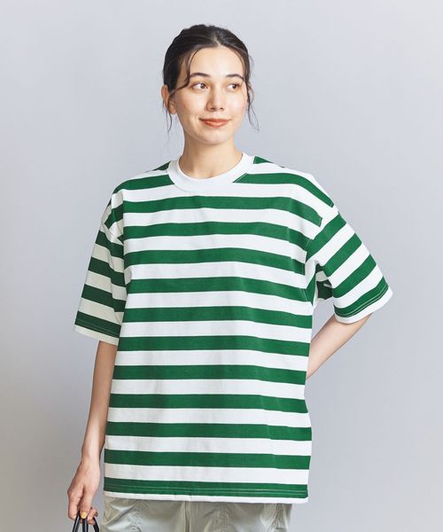 DAIWA PIER39＞ドローストリング ボーダー Tシャツ