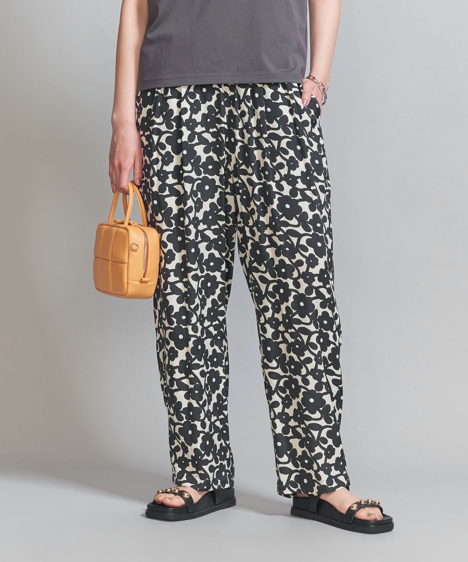 PRADA フラワープリントレーヨンパンツ LASUD｜フラワープリントレーヨンワイドパンツ | Rakuten