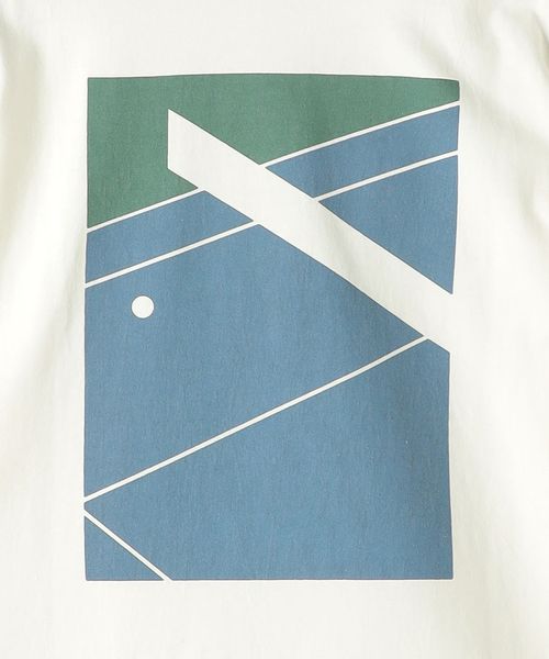 【PHEENY】テニスコートプリント　Tシャツ 1600024S0436_m1_a010.jpg