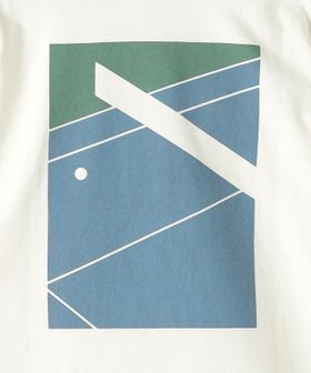 PHEENY＞コートプリント Tシャツ