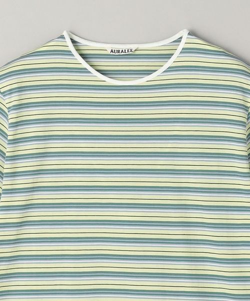 ＜AURALEE＞コットンボーダー Tシャツ AURALEE[オーラリー] Hard Twist Cotton Border Tee