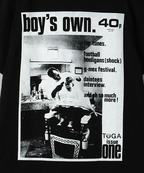 [TOGA ARCHIVES] ISSUE ONE BOY'S OWN 半袖Tシャツ TOGA ARCHIVES＞ISSUE ONE BOY'S OWN プリントTシャツ