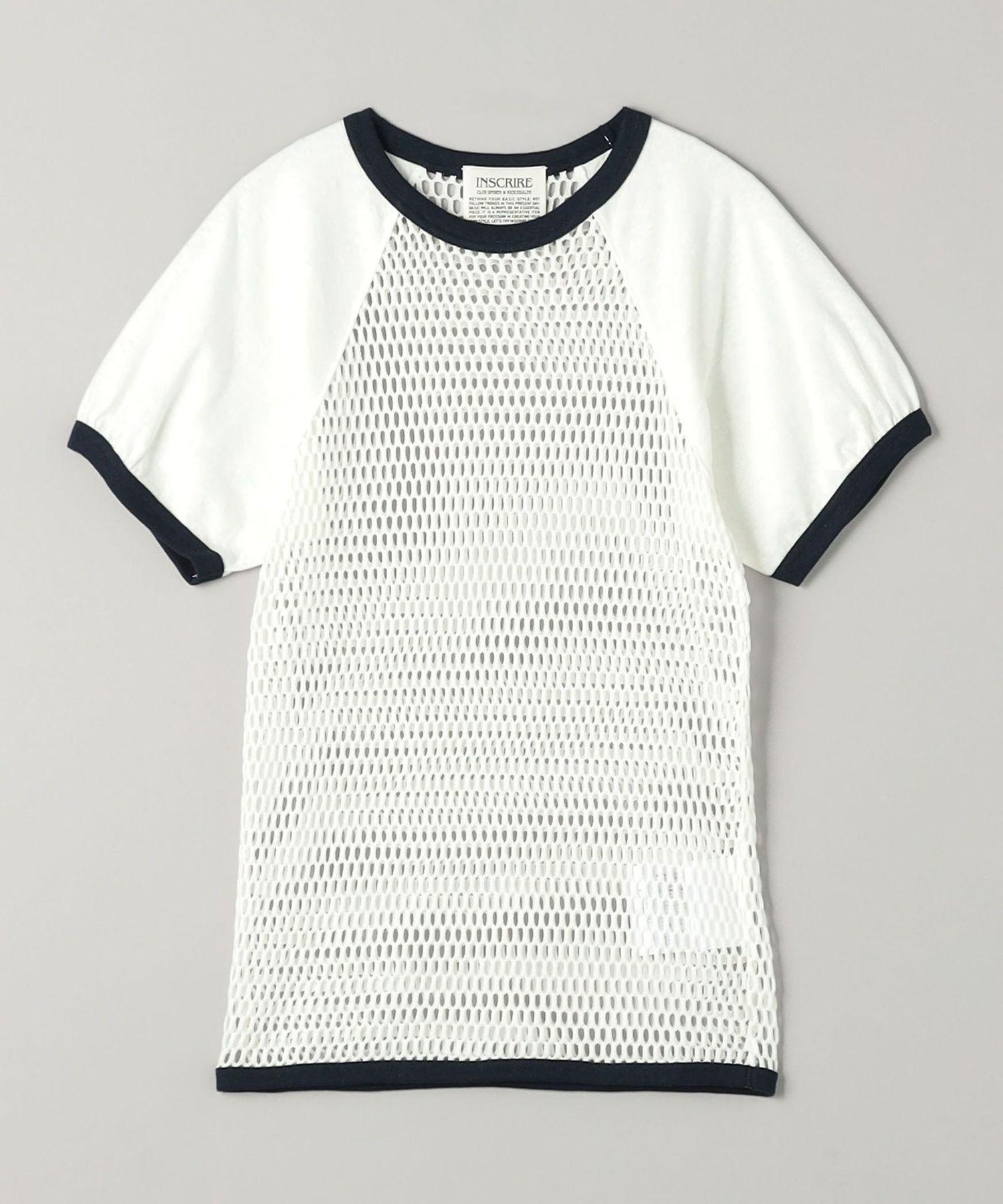 INSCRIRE メッシュデザイン 半袖Tシャツ M - メルカリ