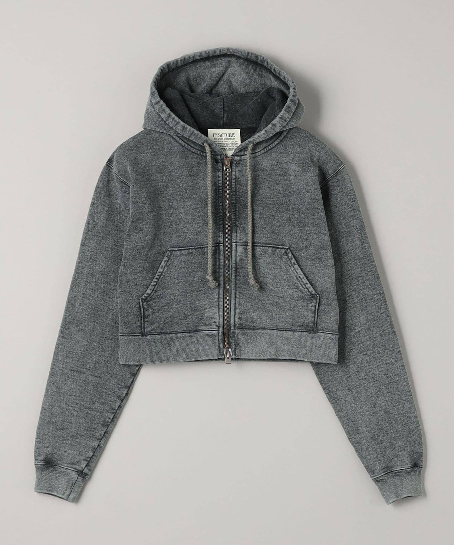 【別注】＜INSCRIRE＞ジップアップ ショートフーディー INSCRIRE - 美品 INSCRIE BE&Y別注24aw ジップアップ ショート