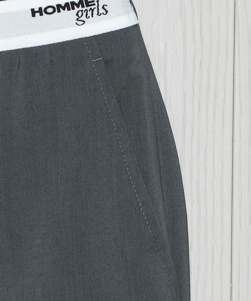 HOMME GIRLS＞CLASSIC PANTS GRAY/パンツ