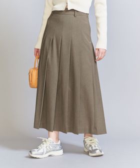 ワイドプリーツ スカート