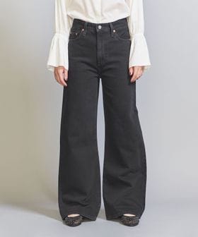 Levis＞RIB CAGE ワイド デニムパンツ/ブラック