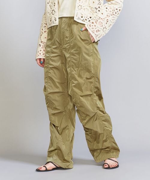 BEAUTY&YOUTH/ナイロンシャンブレー スノーパンツ/イージーパンツ