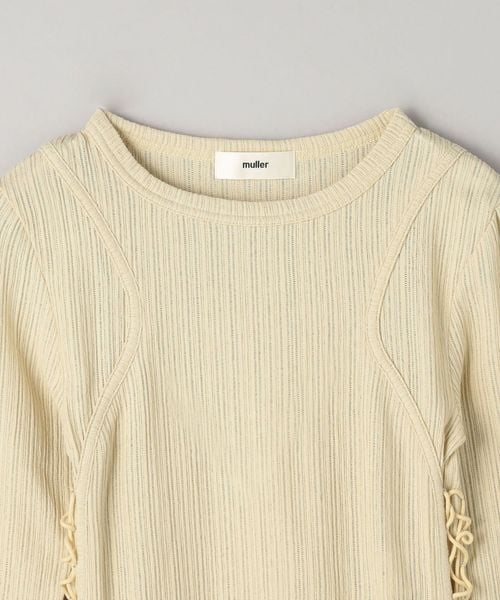 UNITED ARROWS レースジャージーロングスリーブプルオーバー￼ レース ジャージー ロングスリーブ プルオーバー