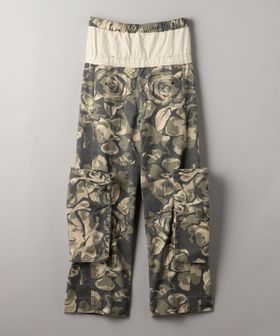 Open Yy カモフラ　カーゴパンツ OPEN YY] CAMO ROLLED WAIST CARGO PANTS, KHAKI 正規品 韓国
