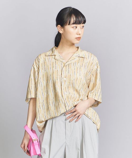 BEAUTY&YOUTH カットジャカード ショートスリーブシャツ BEAUTY&YOUTH UNITED ARROWS（ビューティーアンドユース