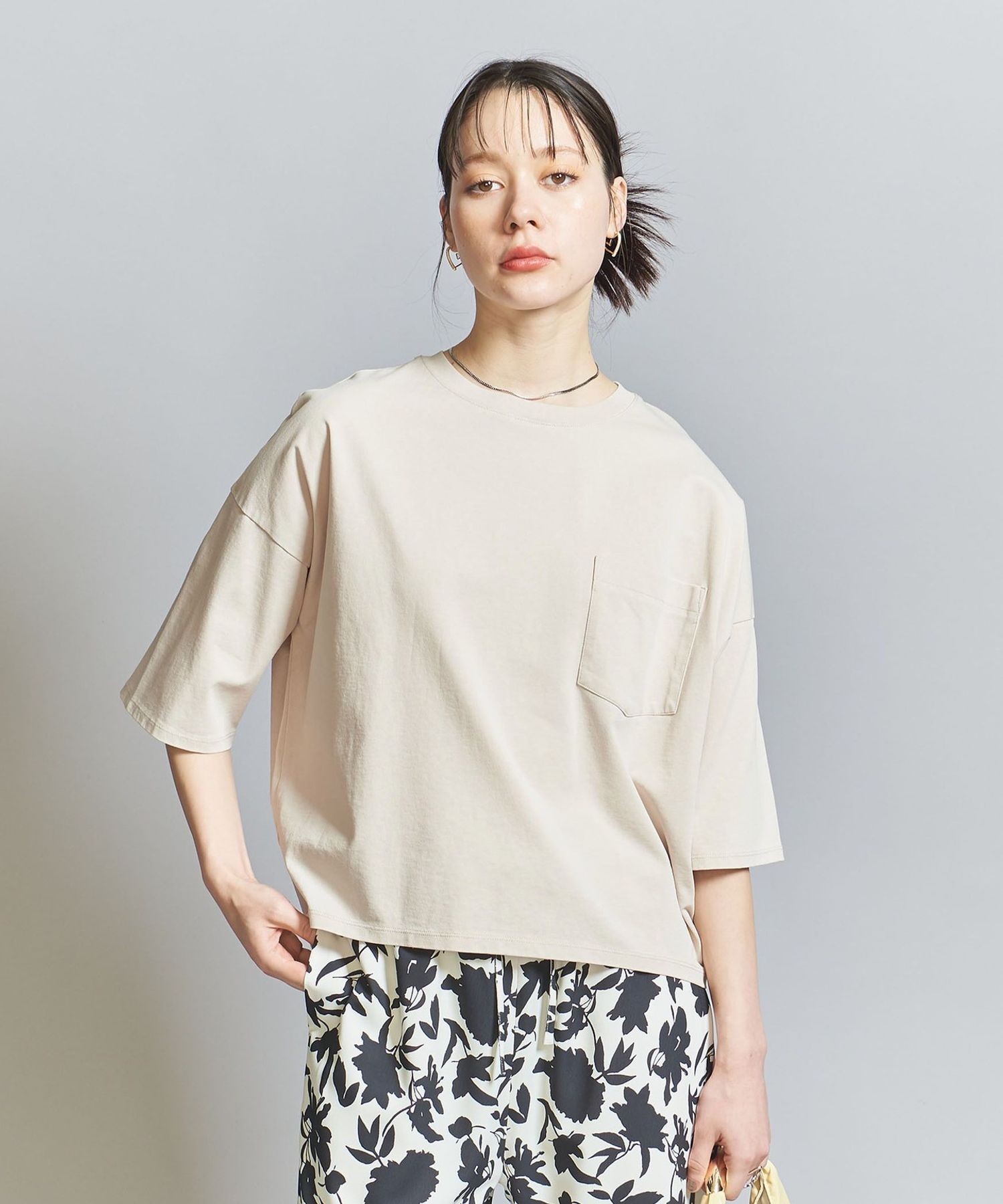 ドルマンスリーブ ポケット Tシャツ