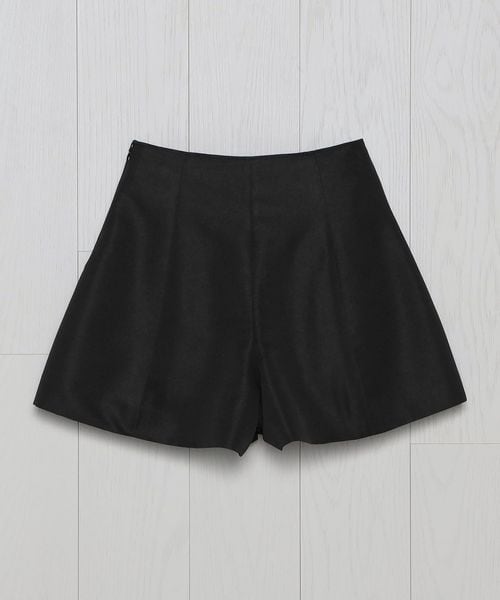 H＞グログランフレアショートパンツ