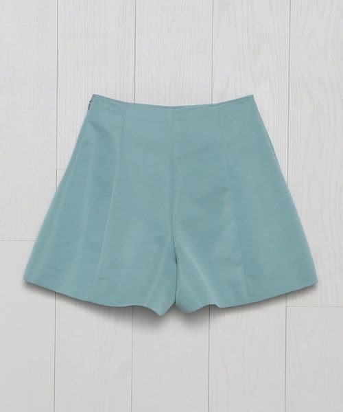 H＞グログランフレアショートパンツ
