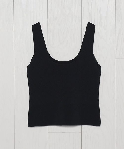 【H BEAUTY&YOUTH】TC ニットタンクトップ H＞TC ニットタンクトップ