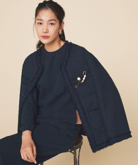 ポリエステルツイード フリンジ ジャケット BEAUTY&YOUTH UNITED ARROWS（ビューティーアンドユース