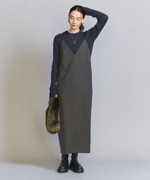 Iライン キャミワンピース 