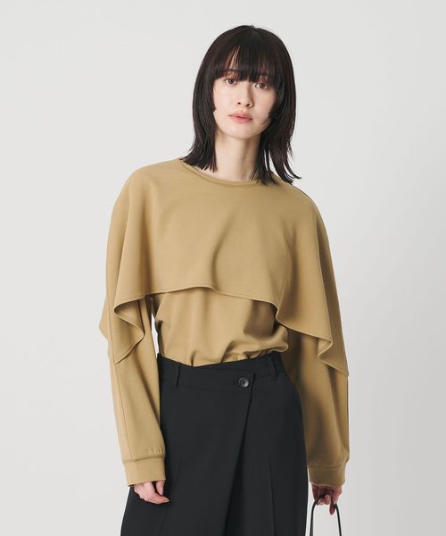 BEAUTY&YOUTH/【WEB限定 Wardrobe DAILY MINIMAL】ケープフリル レイヤーカットソー/Tシャツ / カットソー