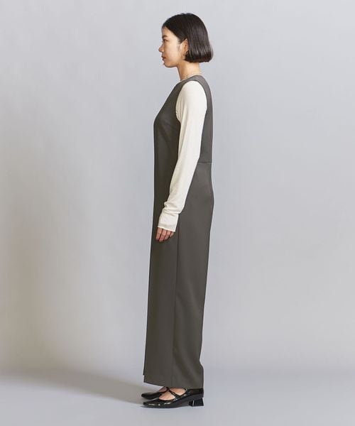 WEB限定 Wardrobe DAILY MINIMAL】ダブルクロス オールインワン