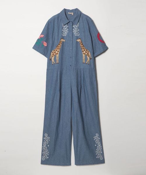 STELLA NOVA/＜STELLA NOVA＞EMBROIDERED JUMPSUIT/ジャンプスーツ/オーバーオール / オールインワン