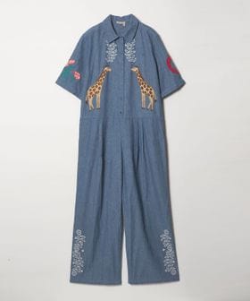 STELLA NOVA/＜STELLA NOVA＞EMBROIDERED JUMPSUIT/ジャンプスーツ/オーバーオール / オールインワン