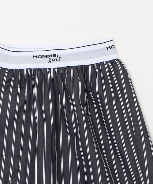 HOMME girls ストライプ　ショーツ HOMME girls ストライプ ショーツ