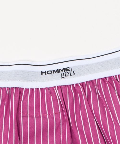 【タグ付き】HOMME GIRLS BOXERパンツ オムガールズ(HOMME girls)｜Boxers｜Forget-me-nots Online Store