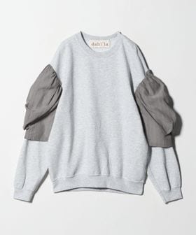 dahl'ia/＜dahl’ia＞リメイク パワーショルダー スウェットプルオーバー/スウェット / パーカー