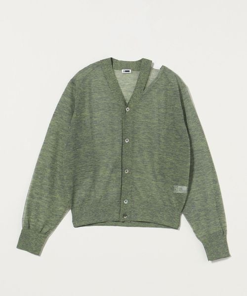 2023AW＜H＞B&Y ニットカーディガン 美品 H＞デニット リブ プルオーバー