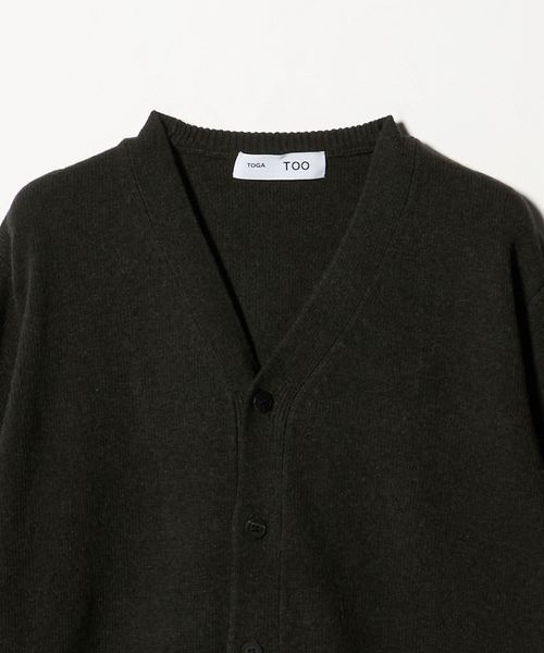 TOGA TOO ホールニットカーディガン　2025AW TOGA TOO＞ホール ニットカーディガン