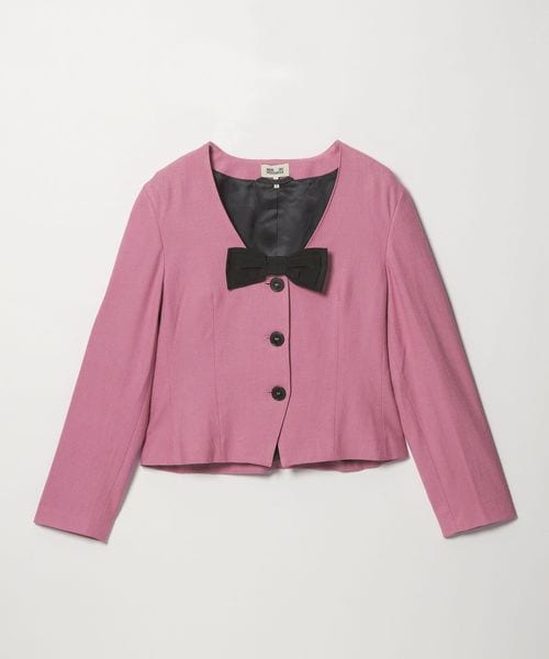 BAUM UND PFERDGARTEN/＜BAUM UND PFERDGARTEN＞BOW―DETAILING JACKET/ジャケット/その他ジャケット / スーツ / セットアップ