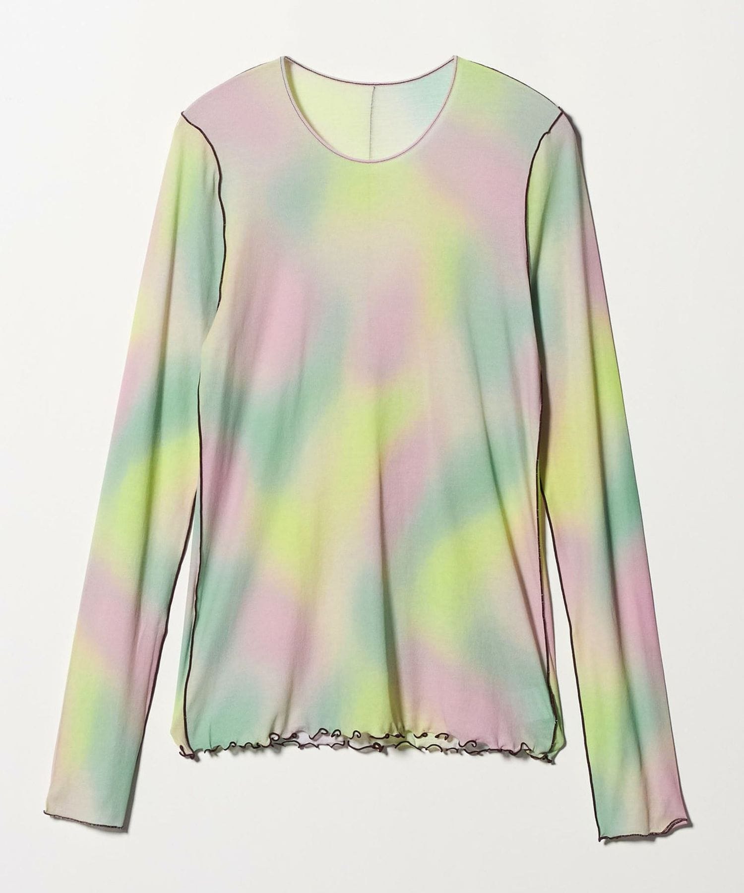 HAKUJI＞プリントロングスリーブプルオーバー