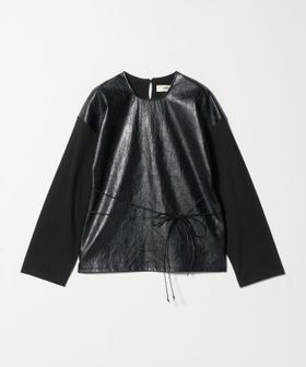 muller of yoshiokubo/＜muller of yoshiokubo＞レザーライク コンビネーショントップス/その他トップス