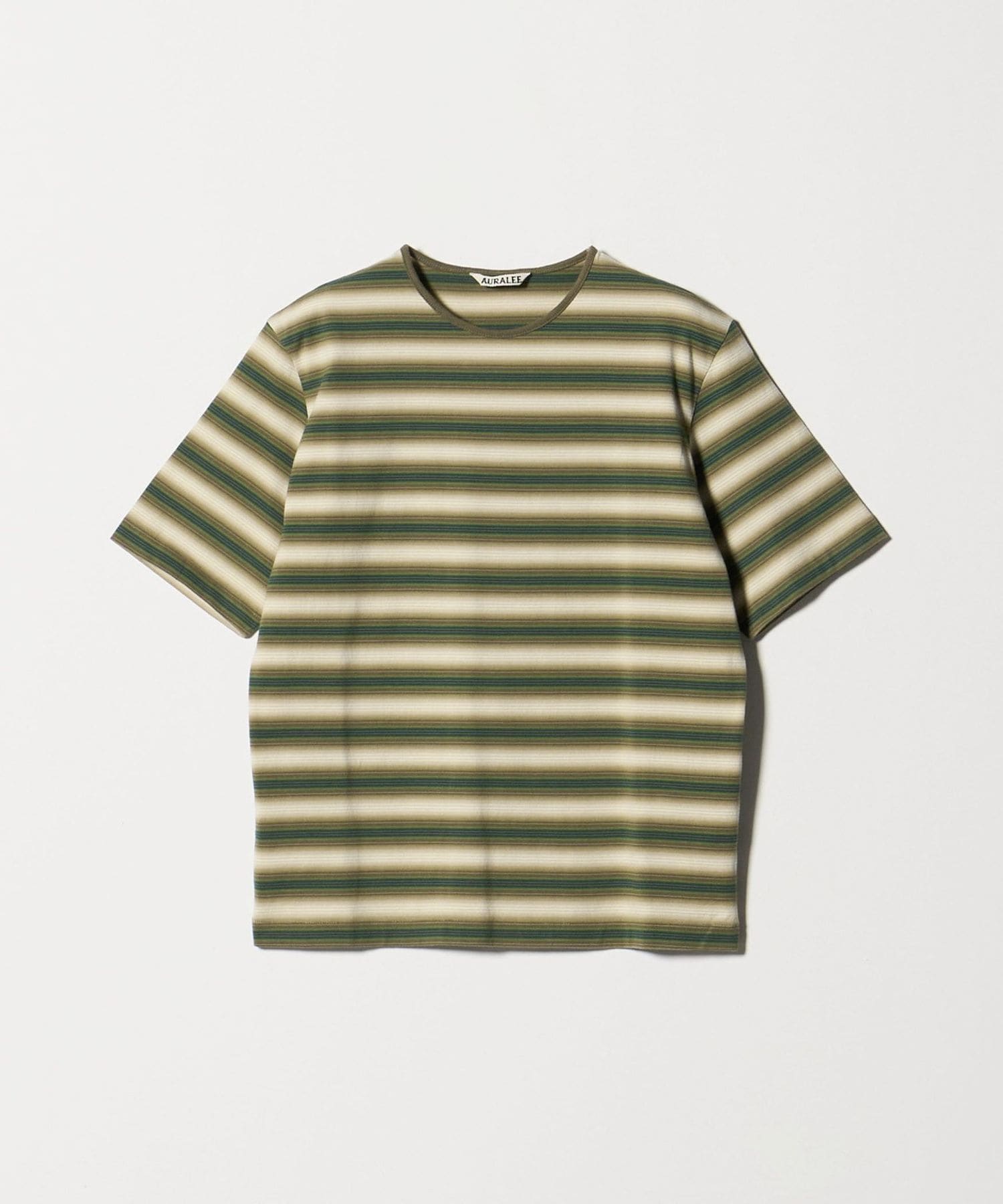 AURALEE 長袖ストライプTシャツ AURALEE＞GRADIENT STRIPE JERSEY L/S TEE/グランジストライプ