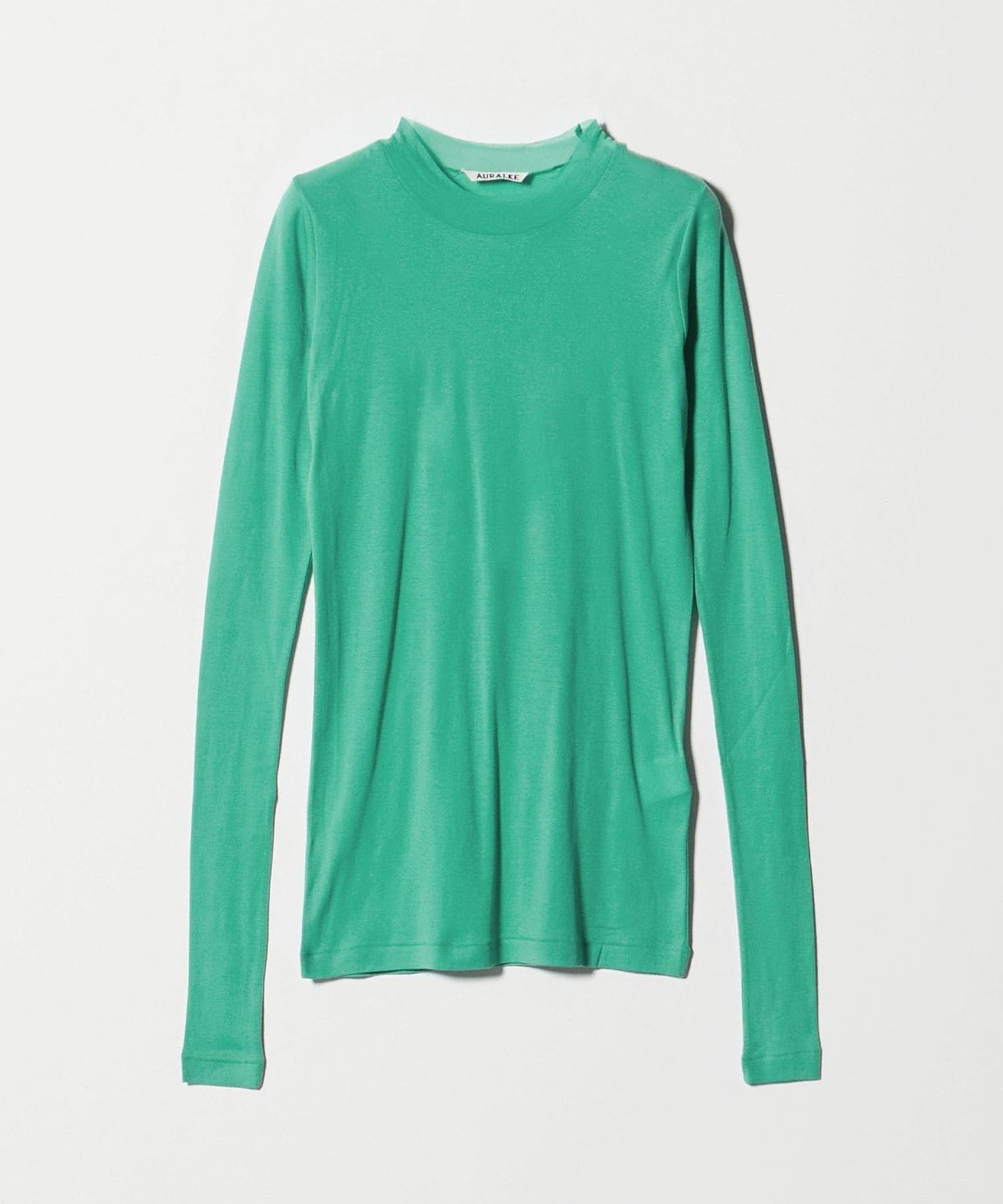 AURALEE LIGHT FLOWY ロングスリーブスウェット サイズ1 美品 AURALEE>シアーリブ ロングスリーブカットソー