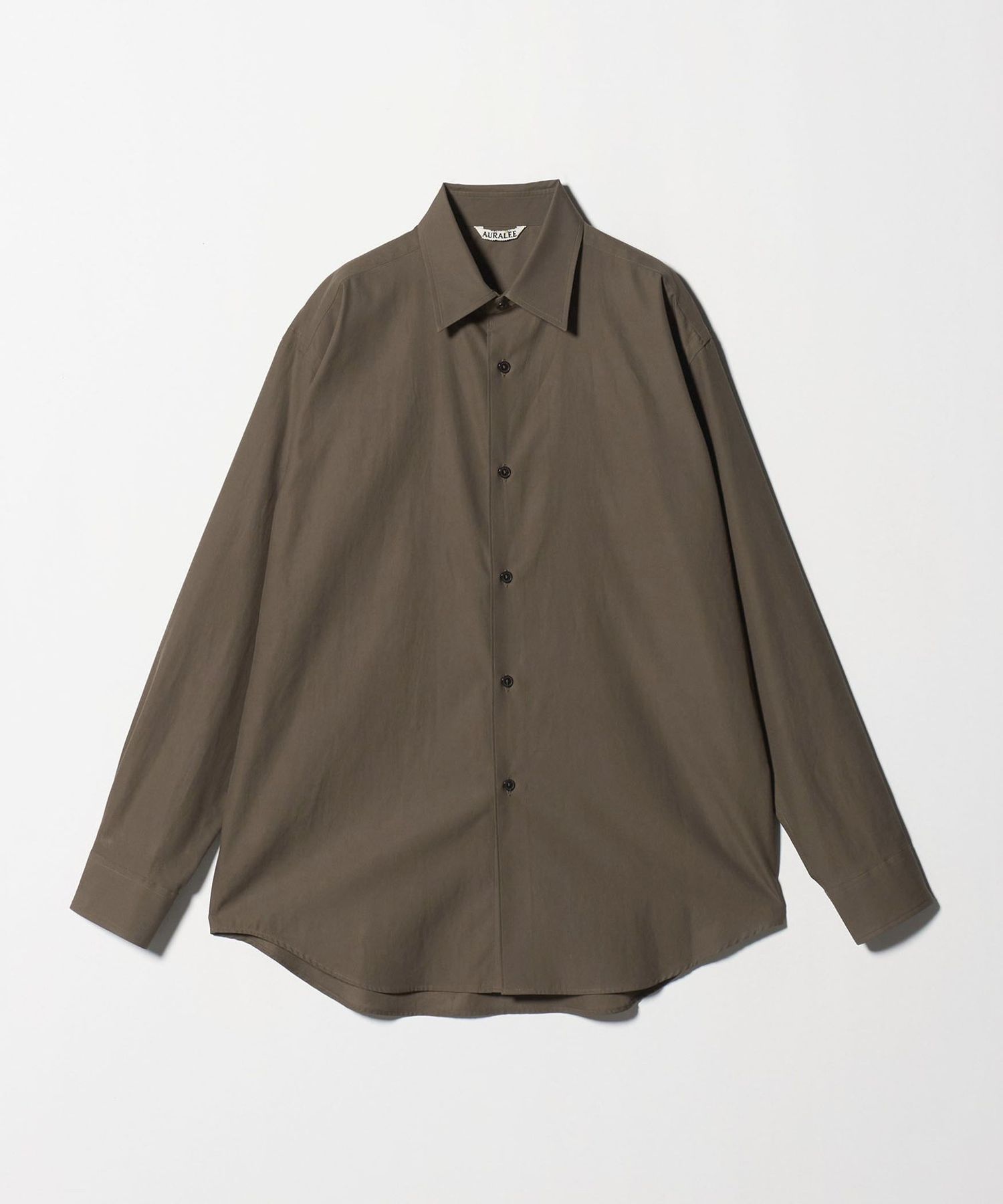 AURALEE＞コットンツイル シャツ