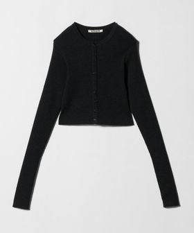 AURALEE/＜AURALEE＞HIGH GAUGE RIB KNIT SHORT CARDIGAN/カーディガン/カーディガン / ボレロ