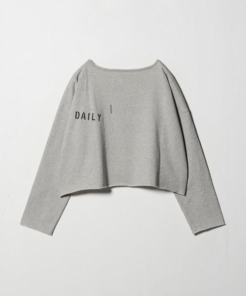 INSCRIRE＞カットオフ スウェットプルオーバー