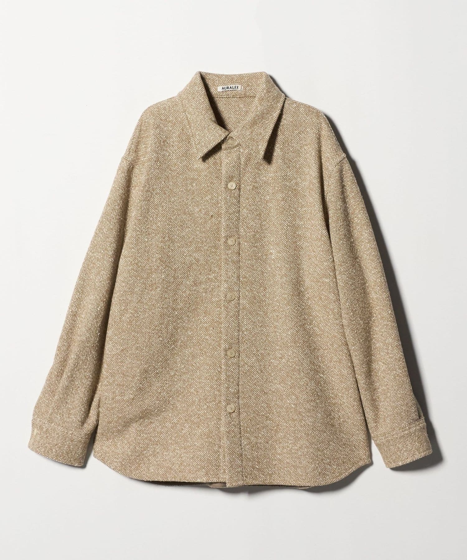 AURALEE＞ツイードシャツブルゾン