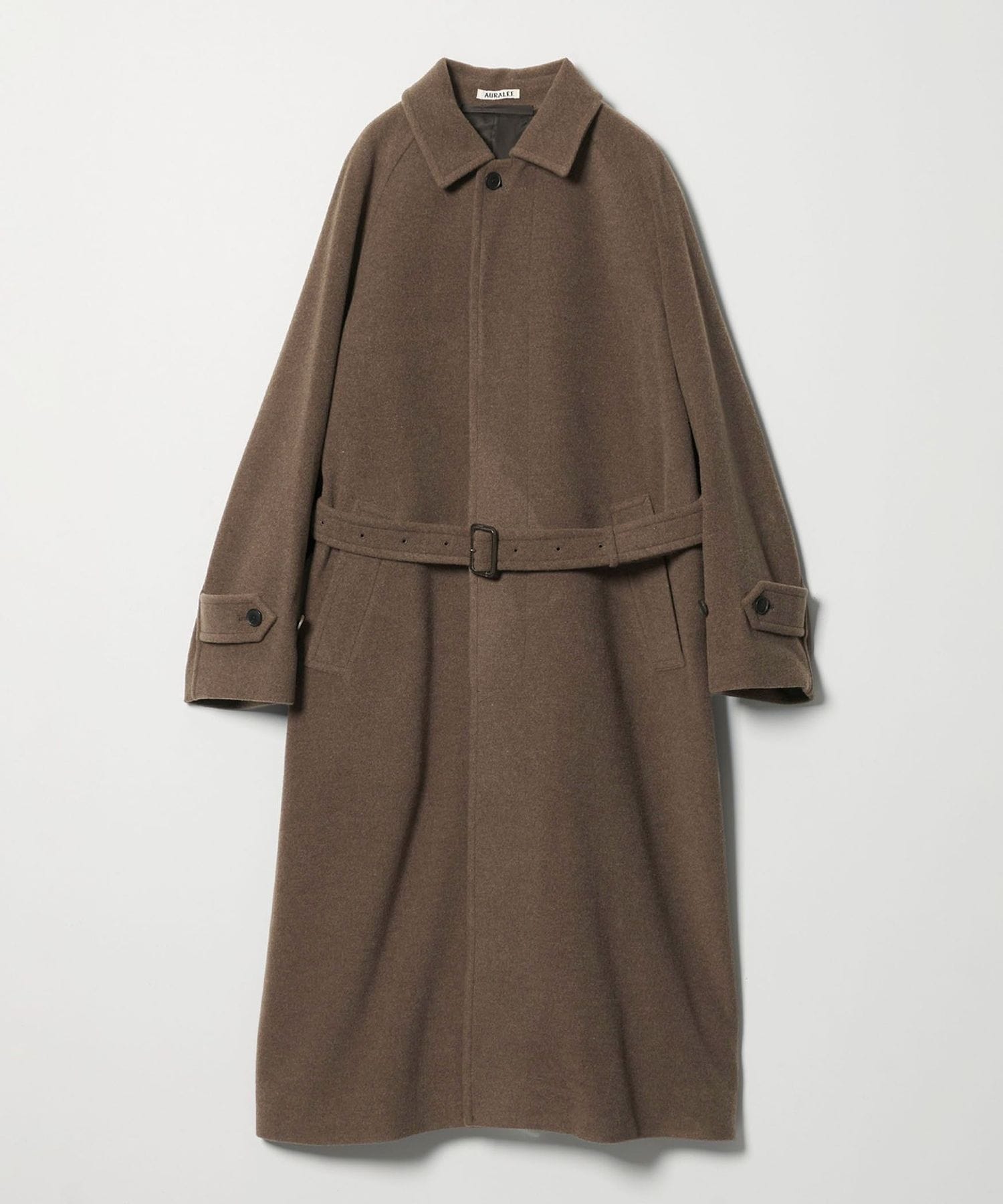 AURALEE＞モッサ ステンカラーコート