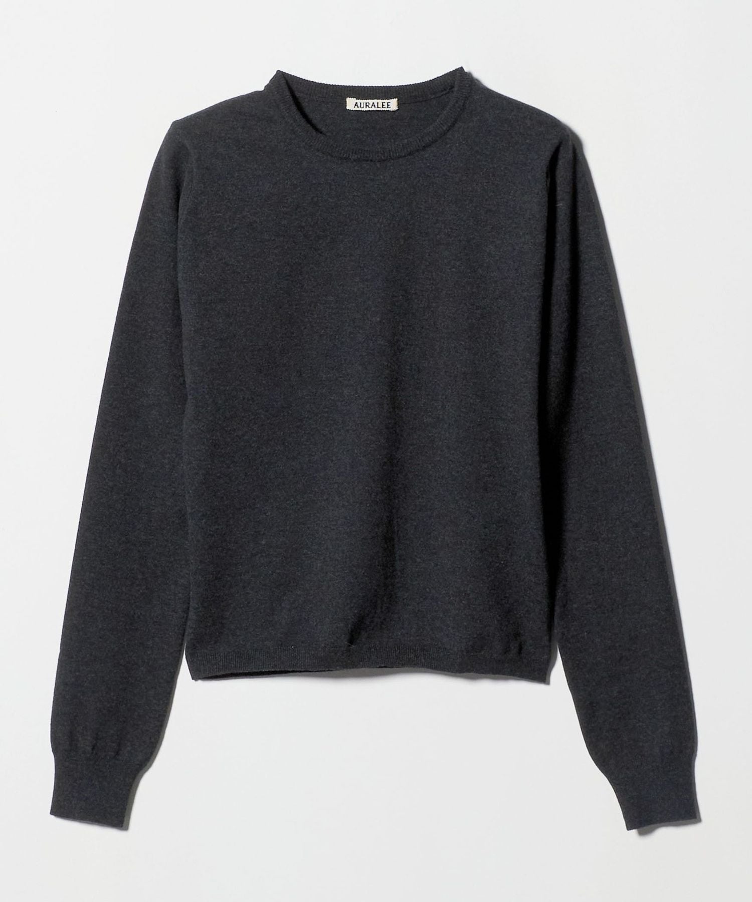 AURALEE オーラリー Uネック リブニット ブラック 毛100% 1 AURALEE オーラリー Uネック リブニット ブラック 毛100% 1 AURALEE