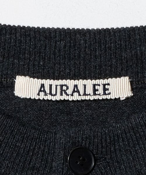 AURALEE＞WOOL KNIT VEST/ニットベスト