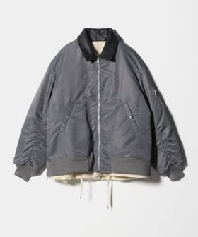 08sircus/＜08sircus＞ボアライナー リバーシブルMA―1/その他コート / ブルゾン