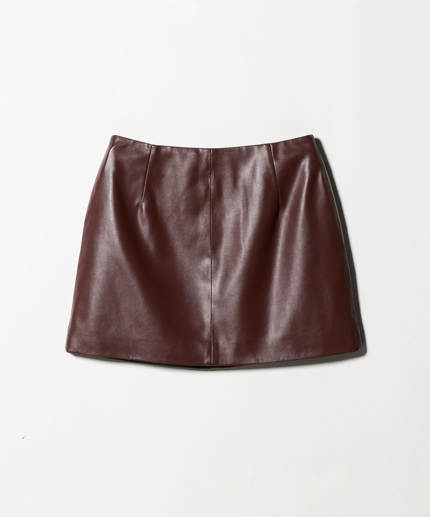 INSCRIRE レザースカート INSCRIRE＞レザーライクミニスカート
